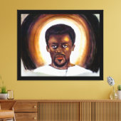 Black Jesus Canvas Afdruk (Insitu (Woonkamer))