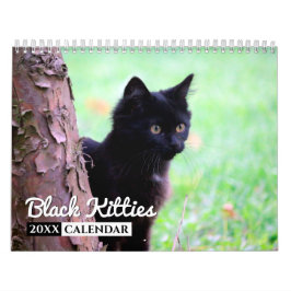 Black Katten Photo Wall Agenda Kalender