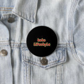 Black Keto Lifestyle Ronde Button 7,6 Cm (In situ)