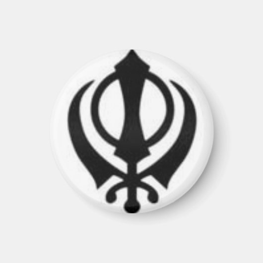 Black Khanda Magneet (Voorkant)