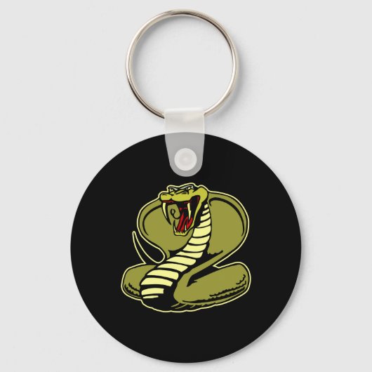 Black King Cobra Sleutelhanger (Voorkant)