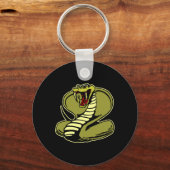 Black King Cobra Sleutelhanger (Voorkant)