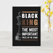 Black King is het belangrijkste stuk in het spel 1 Kaart (Gele Bloem)