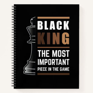 Black King is het belangrijkste stuk in het spel 1 Notitieboek