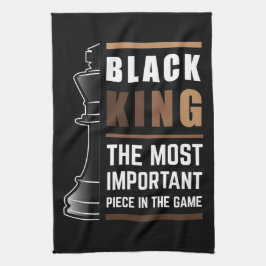 Black King is het belangrijkste stuk in het spel 1 Theedoek