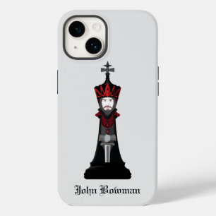 Black King / Persoonlijke naam Hoesje-Mate iPhone Case-Mate iPhone 14 Hoesje