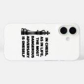 Black King Schaakstuk Wijsheid Power Strategie Case-Mate iPhone Case (Achterkant (horizontaal))