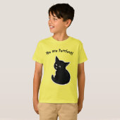 Black kitten T-Shirt (Voorkant volledig)