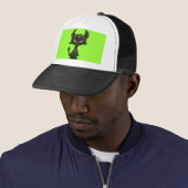 Black Kitten Trucker Pet (In situ)