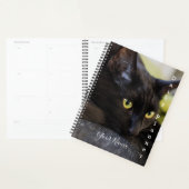 Black Kitty - Planificateur journalier - HAMbWG (Devant avec enveloppe)