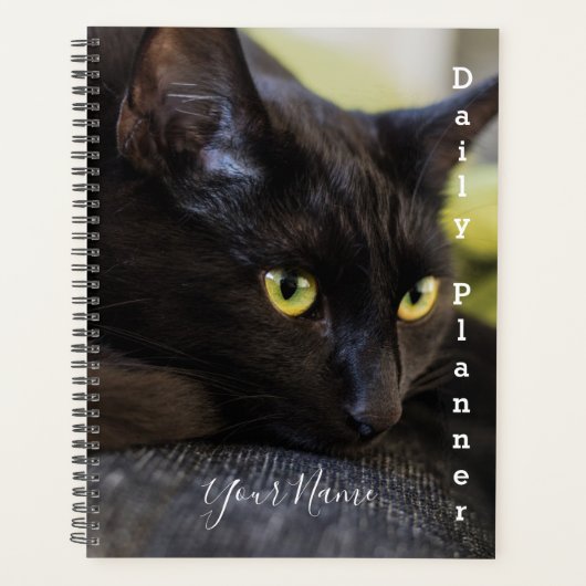 Black Kitty - Planificateur journalier - HAMbWG (Devant)