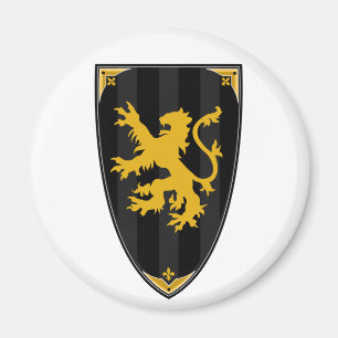 Black Knays Shield Magnet Magneet