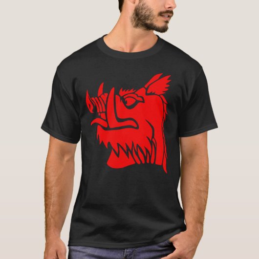 Black knight boar Classic T-Shirt (Voorkant)