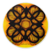 Black Knob Ceramic Pull Keramische Knop (Voorkant)