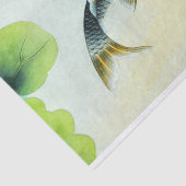 Black Koi Fish Tissue Paper Tissuepapier (Detail)