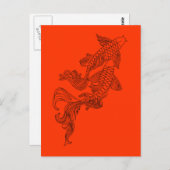 Black Kois Briefkaart (Voorkant / Achterkant)