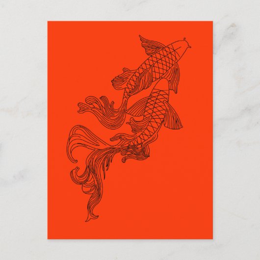 Black Kois Briefkaart (Voorkant)