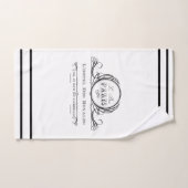 Black L’ hotel Des Royales Bathroom Towel Set Bad Handdoek (Handdoek)