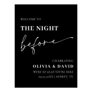 Black La Nuit Avant La Répétition Poster