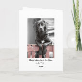 Black Lab à la carte de voeux Red Gate (Dos)