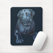 Black Lab Art Mousepad Labrador Retriever Dog Gift Muismat (Met muis)