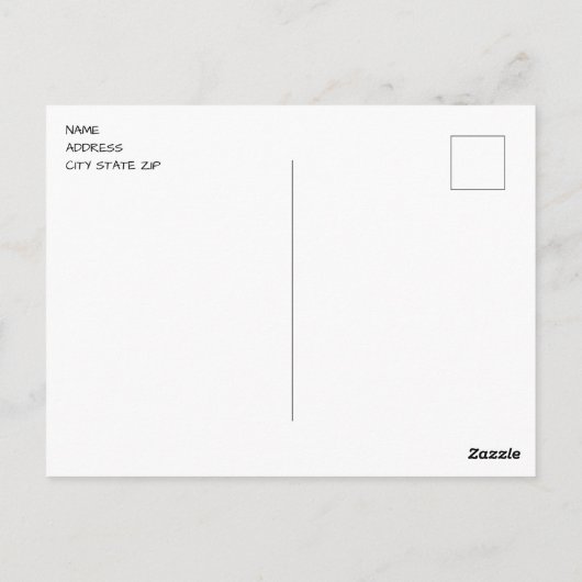 Black Lab Birthday Briefkaart (Achterkant)