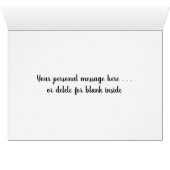 Black Lab Birthday Card - Dog Cake Birthday (Intérieur Horizontal (Bas))