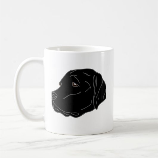 Black Lab Chig Maman Mug (Gauche)