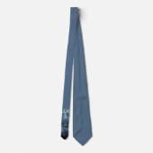 Black Lab Cravate Stylisme Blue Dog Art Neckties (Dos)