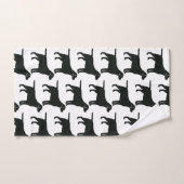 Black Lab Dog Bad Handdoek (Handdoek)
