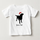 Black Lab Dog met kerstkerstkerstkerstkerstkerstke (Voorkant)