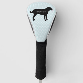 Black Lab Dog Persoonlijke naam Golfheadcover