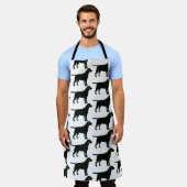 Black Lab Dog Schort (Gedragen)