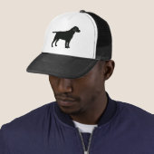 Black Lab Dog Trucker Pet (In situ)