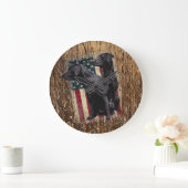 Black Lab Gifts, labrador Retriever Large Clock Grote Klok (Huis)
