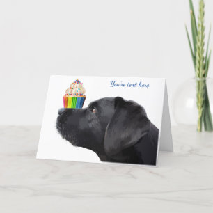 Black Lab Ik hou van je Kaart - Dog I Love You