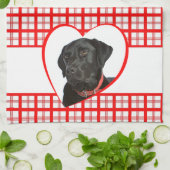Black Lab Kitchen Towel Theedoek (Gevouwen)