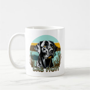 Black Lab Lab Moeder Hond gepersonaliseerd Koffiemok