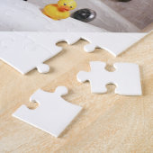 Black Lab Labrador Dog Funny Bath Time Legpuzzel (Zijkant)