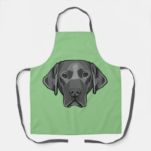 Black Lab Labrador Retriever Dog Design Schort
