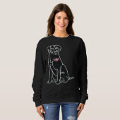 Black Lab Labrador Retriever Hond Trui (Voorkant volledig)