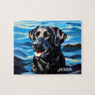 Black Lab & Lake Legpuzzel