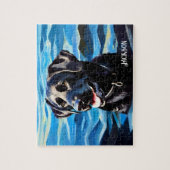 Black Lab & Lake Legpuzzel (Verticaal)