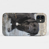 Black Lab Love Case-Mate iPhone Case (Achterkant (horizontaal))