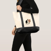 Black Lab mama Tote Bag (Voorkant (product))