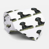 Black Lab Mannen Necktie Stropdas (Opgerold)