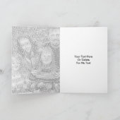 Black Lab Mix Cute Dog Kaart (Binnen)