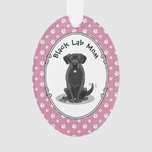 Black Lab Mom (Labrador Retriever Mom) mignonne ch