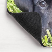 Black Lab mousepad Muismat (Hoek)