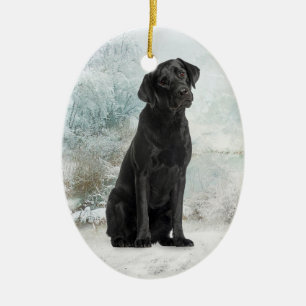 Black Lab Ornament